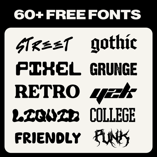 60+ Free Fonts