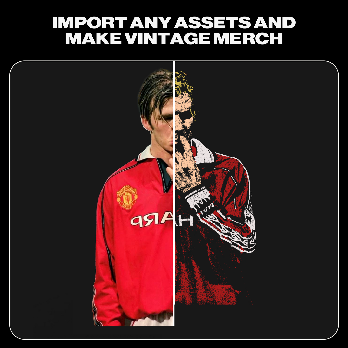 Vintage Grain Photoshop Template